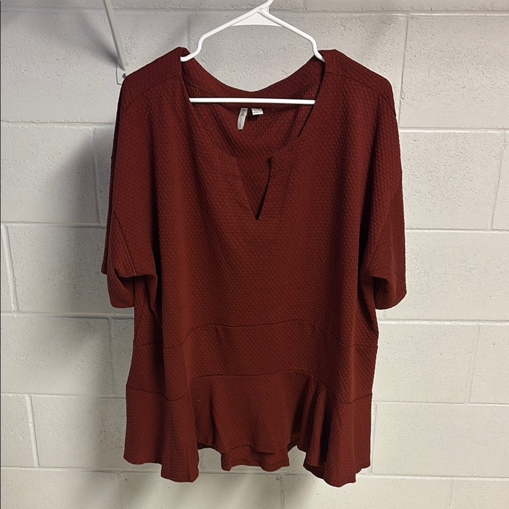 Cato Boxy Peplum Blouse. Size 18/20